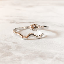 Load image into Gallery viewer, Silver Snake Ring
