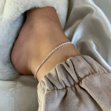 Load image into Gallery viewer, Silver Tennis Anklet
