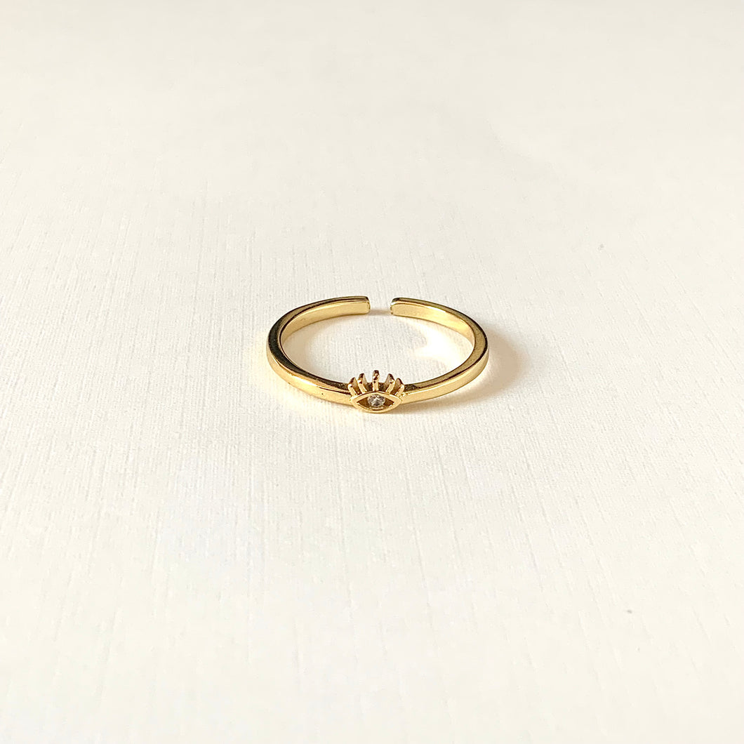 Dainty Evil Eye Ring