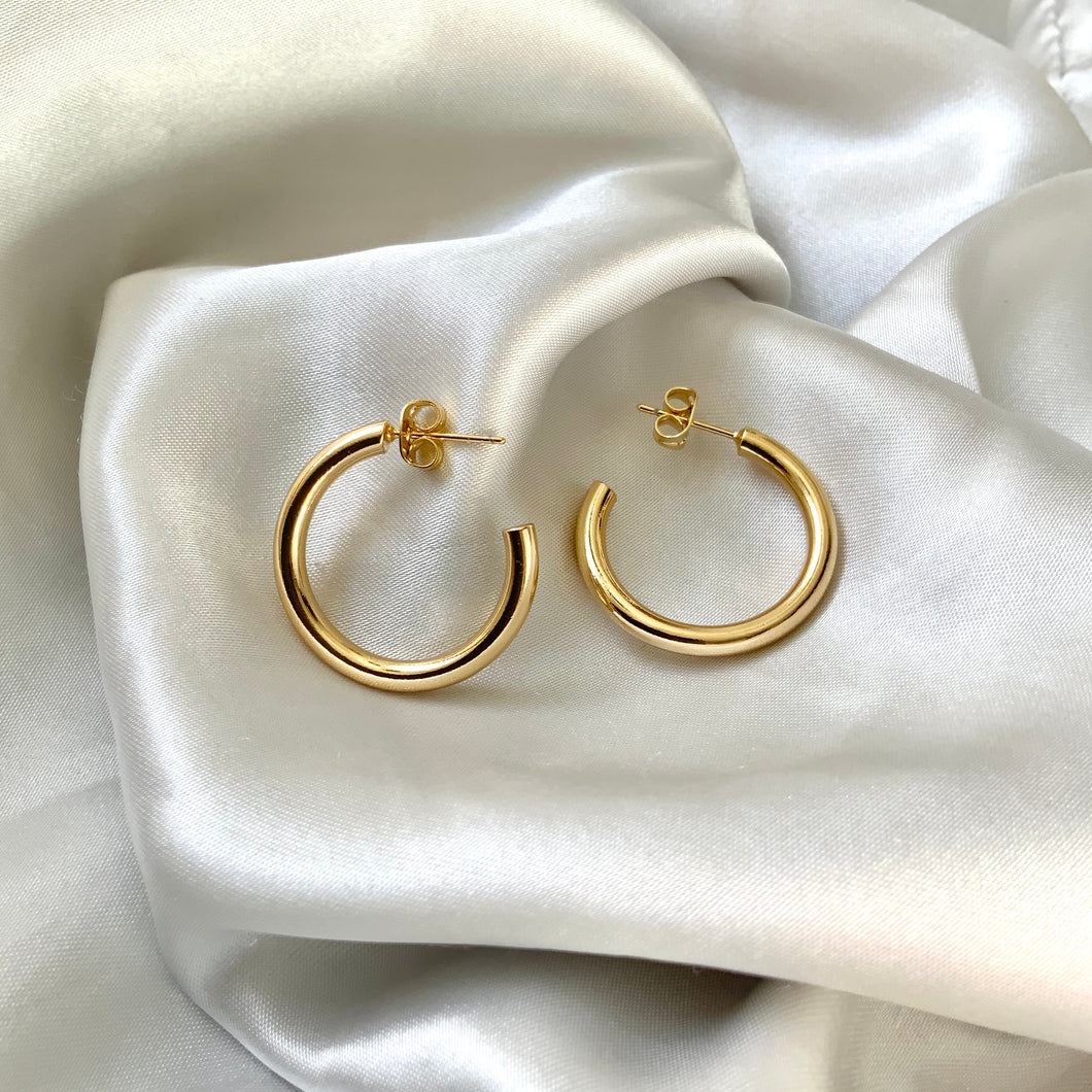 Golden Hoops (26mm)